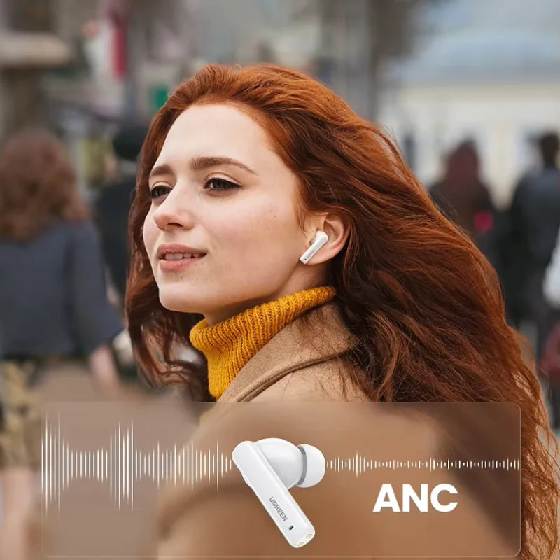 New Bluetooth Earphones With High-quality ANC Noise Reduction,wireless Charging,sports Earphones, Original Ios18 USB Interface - A&V