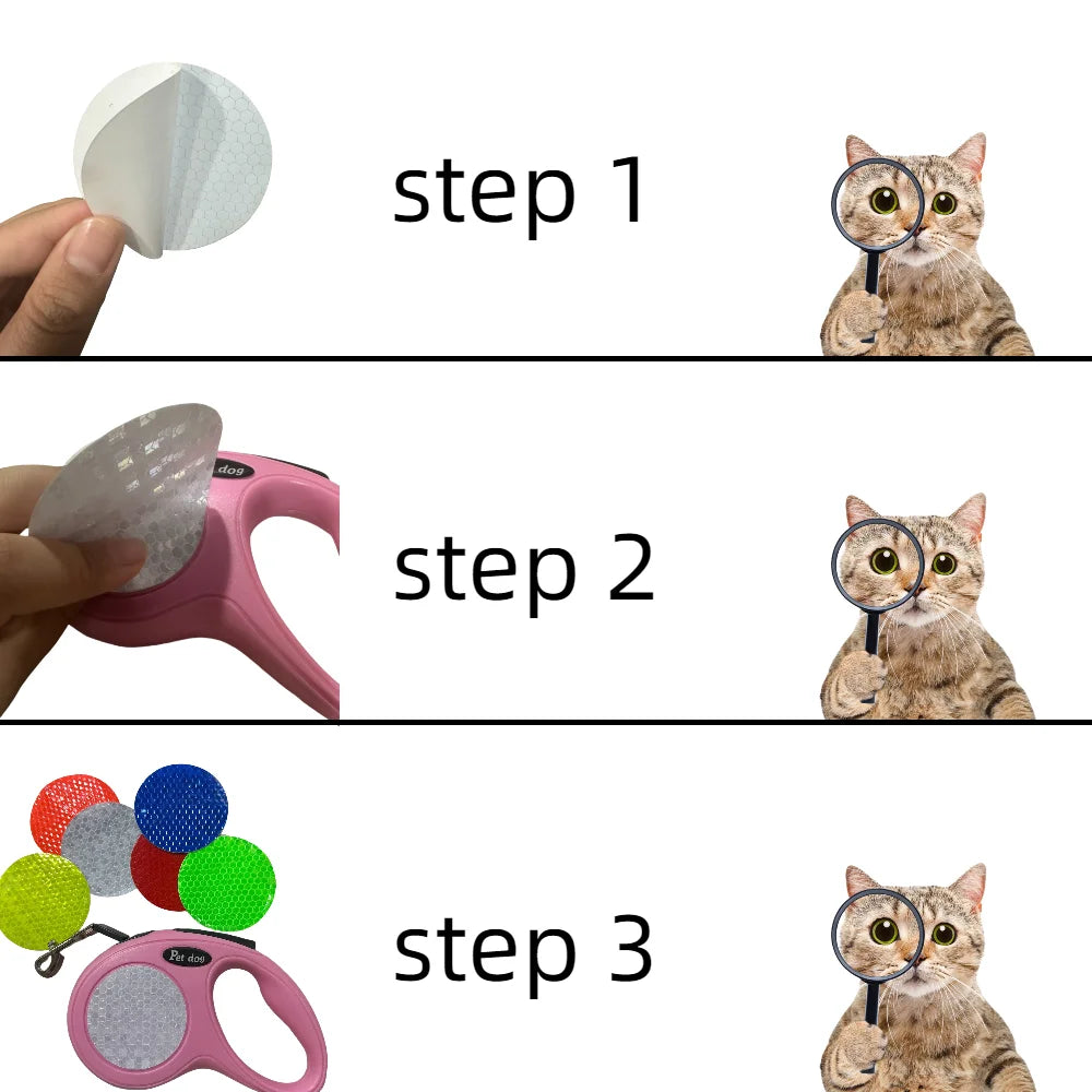 Dog Leash Automatic Retractable Pet Leash For Small Medium Dogs Cat Lead Extend Outdoor Walking Traction Rope Chihuahua Supplies - A&V