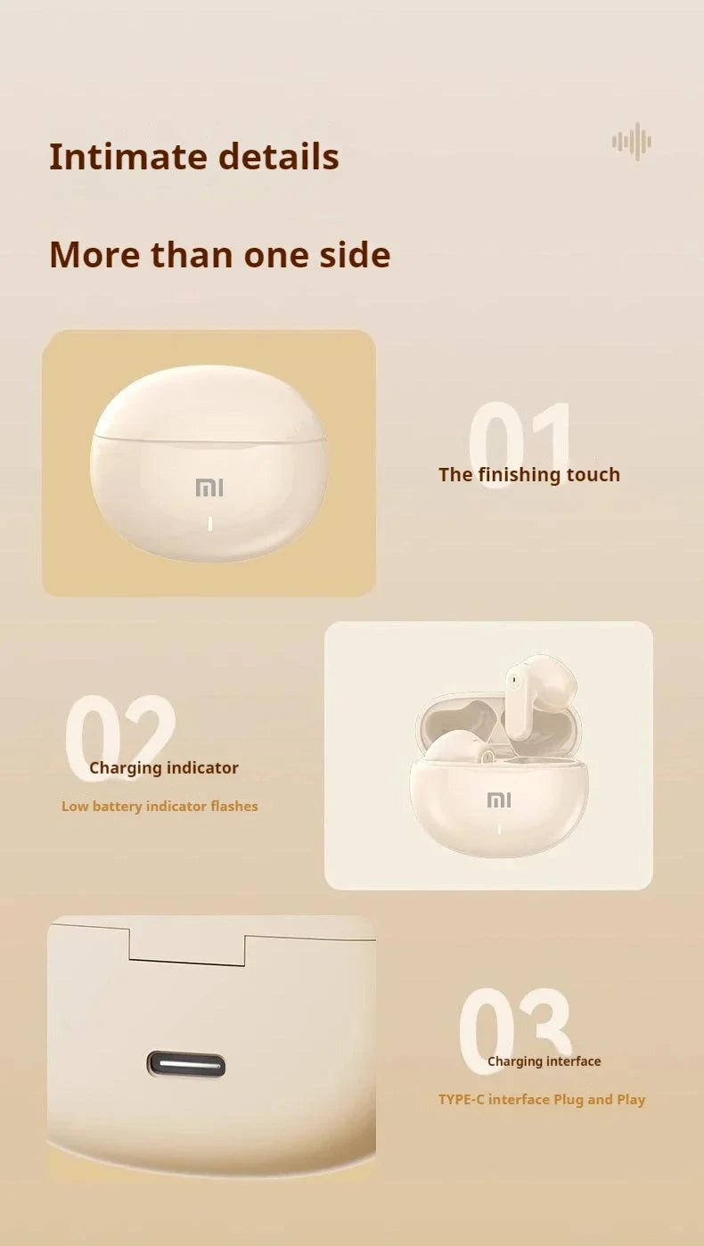 Original XIAOMI Bluetooth Headset HiFI Stereo Game Earphone Wireless Sport Earbuds Bluetooth Headphones With Mic M21 Earphone A&V