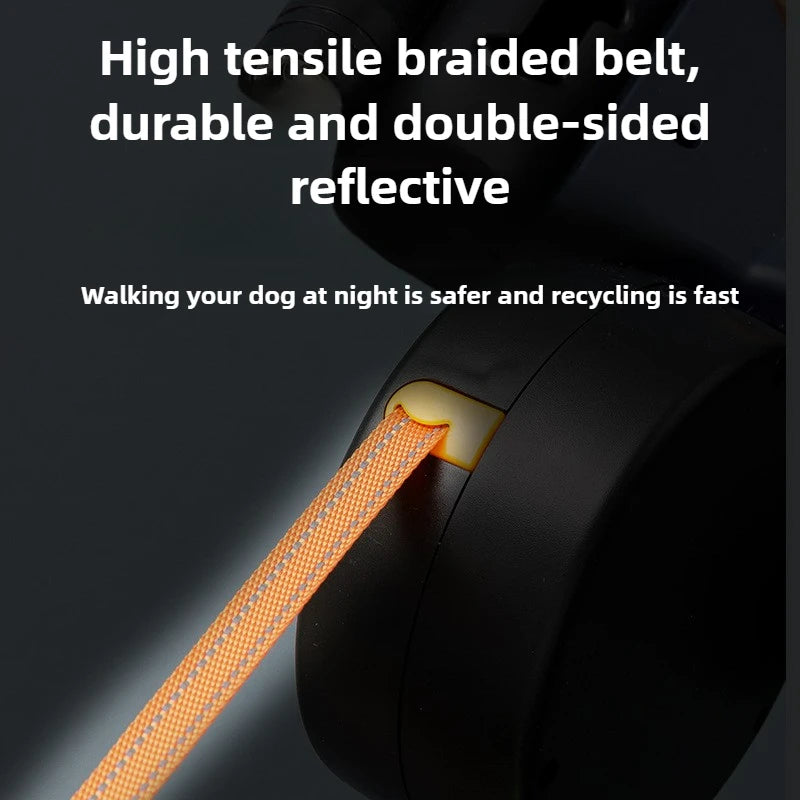 3M 2 in 1 Retractable Dog Leash for Small Medium Dogs Dual Head Automatic Extending Lead for Dog Head Automatic Extending Lead 2 - A&V