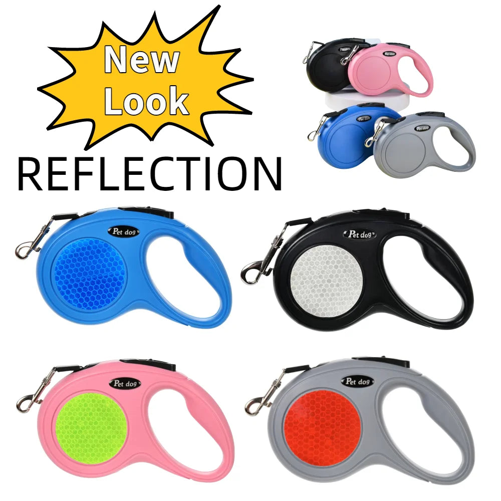 Dog Leash Automatic Retractable Pet Leash For Small Medium Dogs Cat Lead Extend Outdoor Walking Traction Rope Chihuahua Supplies - A&V