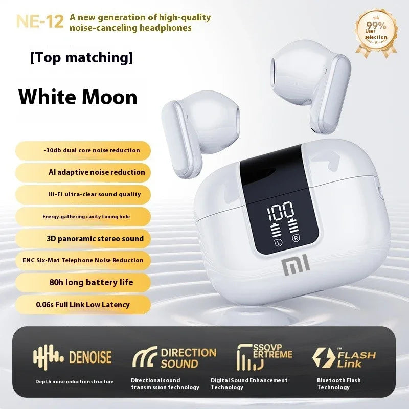 Original XIAOMI Pro13 Wireless Headphones Bluetooth Headset Charging Noise Reduction Earphones Led Display Game Earbuds With Mic A&V