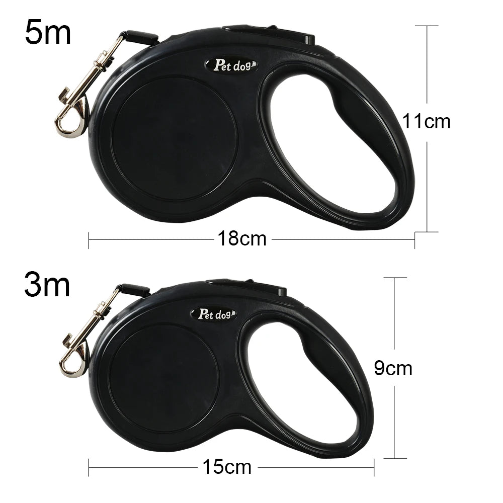 Dog Leash Automatic Retractable Pet Leash For Small Medium Dogs Cat Lead Extend Outdoor Walking Traction Rope Chihuahua Supplies - A&V